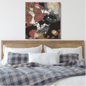 Herbstblätter Moderne Kunst Leinwanddruck (Insitu (Schlafzimmer))