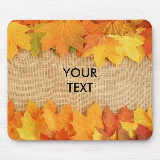 Herbstblätter Mousepad (Vorne)