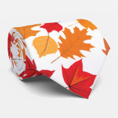 Herbstblätter Muster 02 Keine BG Krawatte (Gerollt)