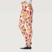 Herbstblätter Muster 02 Keine BG Leggings (Links)