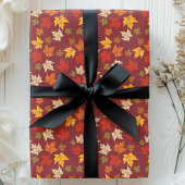 Herbstblätter-Muster Geschenkpapier