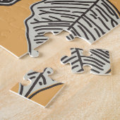 Herbstblätter, nahtlos Vintages Muster. Puzzle (Seite)
