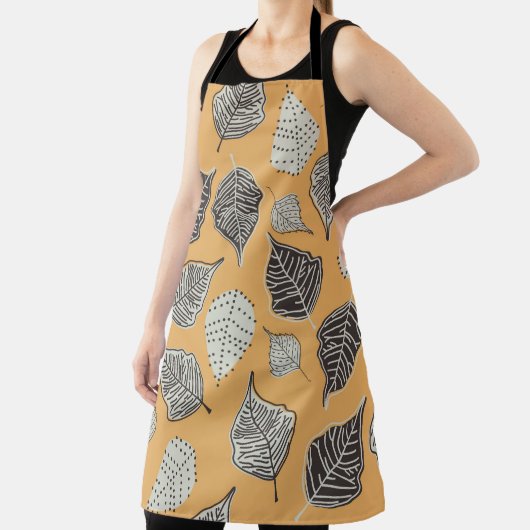 Herbstblätter, nahtlos Vintages Muster. Schürze (InSitu)