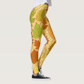 Herbstblätter: nahtloser Stoffdruck Leggings (Rechts)