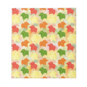 Herbstblätter Notizblock (Vorderseite)