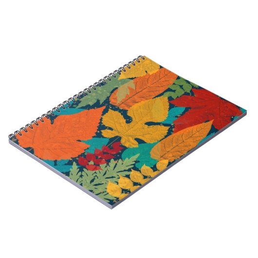 Herbstblätter Notizblock (Linke Seite)