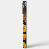 Herbstblätter: Orange und Black Snake Design Case-Mate iPhone Hülle (Rückseite / Links)