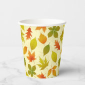 Herbstblätter Pappbecher (Vorderseite)