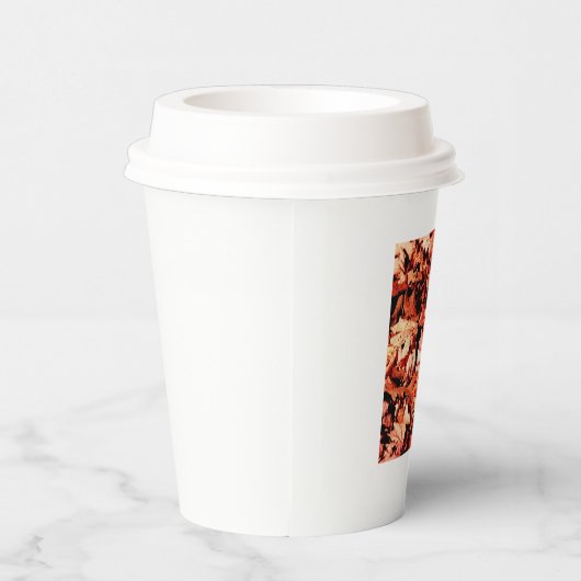 Herbstblätter Pappbecher (Rechts)