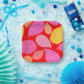 Herbstblätter. Pappteller (Party)