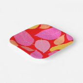 Herbstblätter. Pappteller (Gewinkelt)