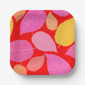 Herbstblätter. Pappteller (Vorderseite)