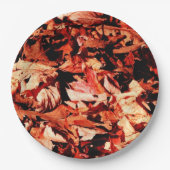 Herbstblätter Pappteller (Vorderseite)
