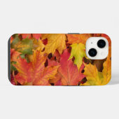 Herbstblätter Personalisieren Name oder Text iPhone Hülle (Rückseite (Horizontal))