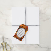 Herbstblätter Personalisierte Nachricht Geschenkanhänger (Mit Garn)