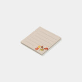 Herbstblätter post-it klebezettel (angewinkelt)