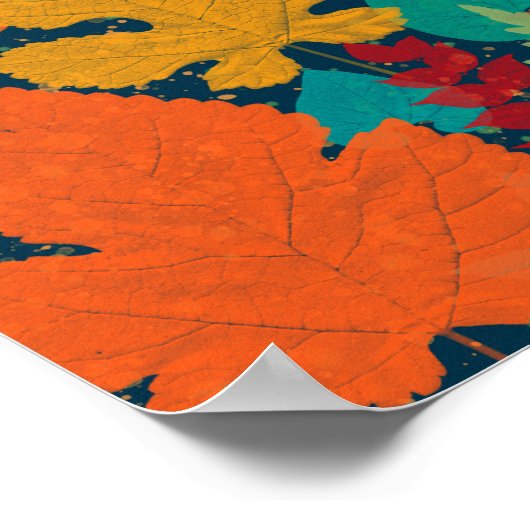 Herbstblätter Poster (Ecke)