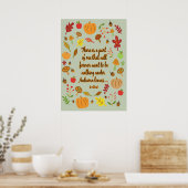 Herbstblätter Poster (Küche)