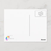 Herbstblätter Postkarte (Rückseite)