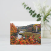 Herbstblätter Postkarte (Stehend Vorderseite)