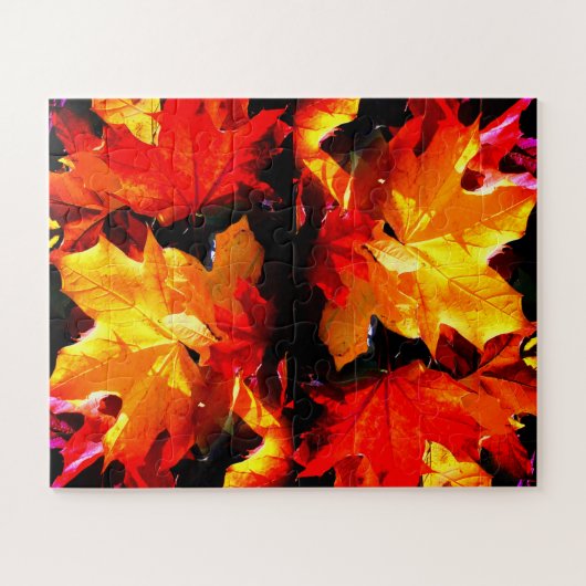 Herbstblätter Puzzle (Horizontal)