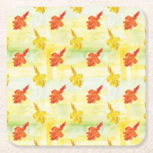 Herbstblätter Rechteckiger Pappuntersetzer