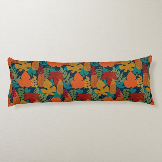 Herbstblätter Seitenschläferkissen (Rückseite)