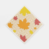 Herbstblätter Serviette (Ecke)