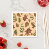 Herbstblätter Serviette (Beispiel)