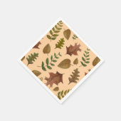 Herbstblätter Serviette (Ecke)