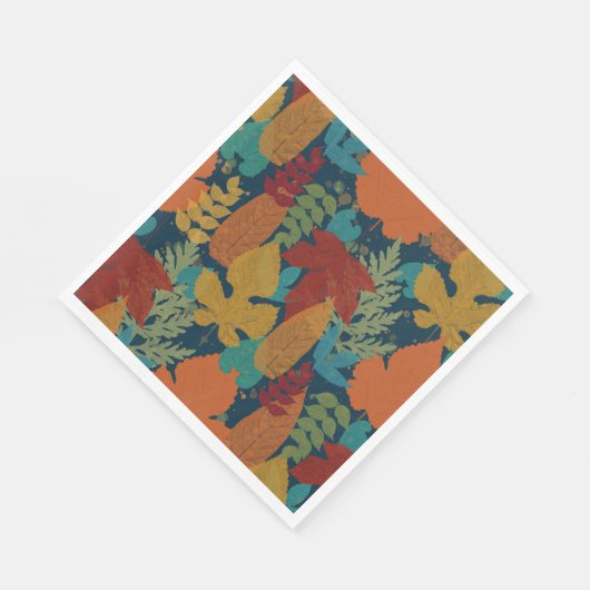 Herbstblätter Serviette (Ecke)