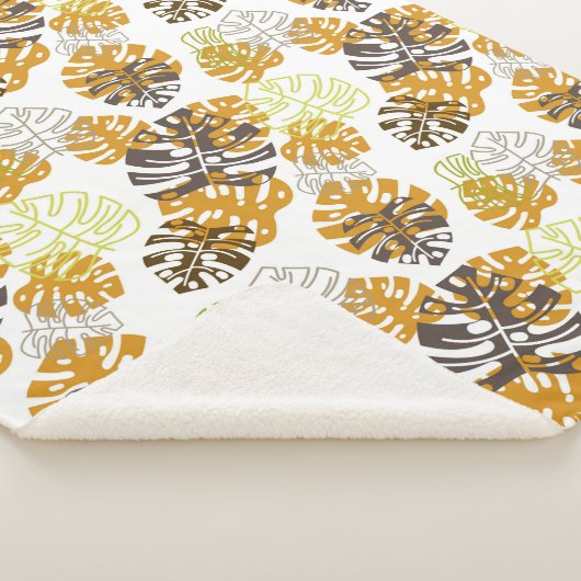 Herbstblätter Sherpadecke (3/4)