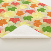 Herbstblätter Sherpadecke (3/4)
