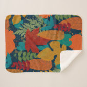 Herbstblätter Sherpadecke (Vorderseite (Horizontal))