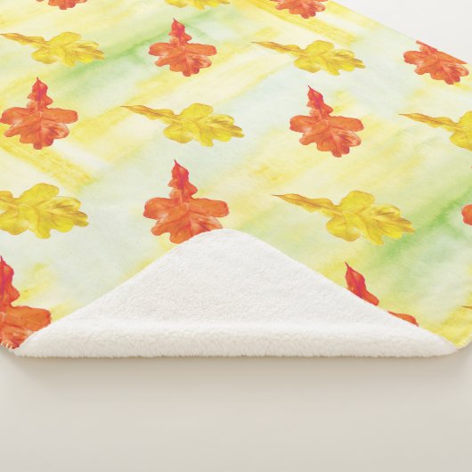 Herbstblätter Sherpadecke (3/4)