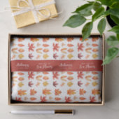 Herbstblätter sind Blume Zitatmuster Seidenpapier (Geschenk)