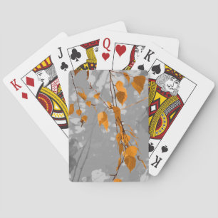 Herbstblätter Spielkarten