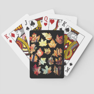 Herbstblätter Spielkarten