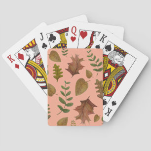 Herbstblätter Spielkarten