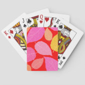 Herbstblätter. Spielkarten (Rückseite)