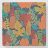 Herbstblätter Steinuntersetzer (Vorderseite)