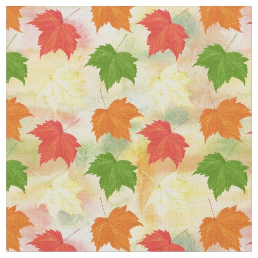 Herbstblätter Stoff (Nahaufnahme)