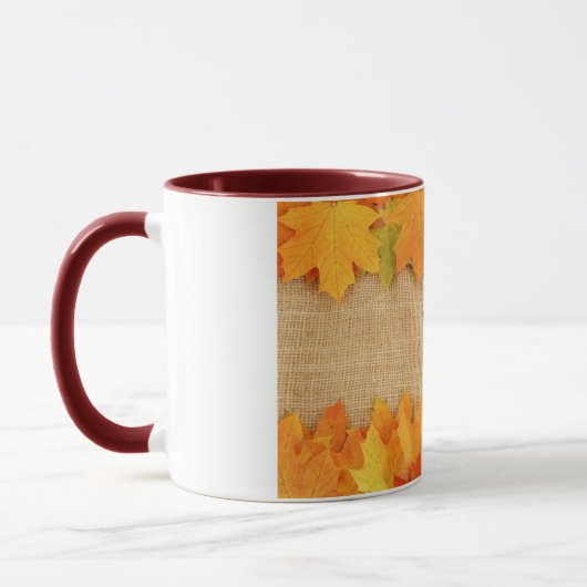 Herbstblätter Tasse (Links)