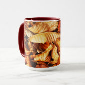 Herbstblätter Tasse (Vorderseite Links)