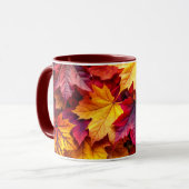 "Herbstblätter" Tasse (Vorderseite Links)