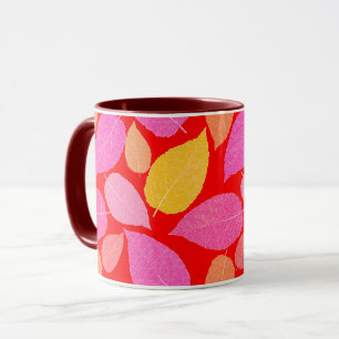 Herbstblätter. Tasse
