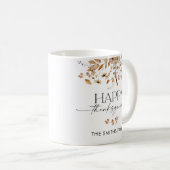 Herbstblätter Thanksgiving-Dinner-Tasse Kaffeetasse (VorderseiteRechts)