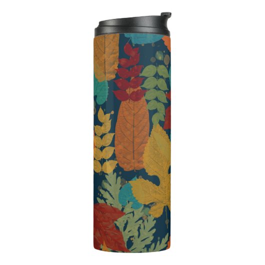 Herbstblätter Thermosbecher (Nach links gedreht)