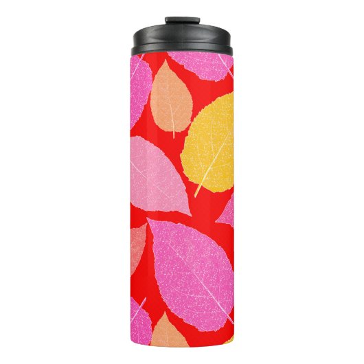 Herbstblätter. Thermosbecher (Vorderseite)