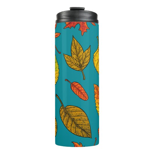 Herbstblätter Thermosbecher (Vorderseite)